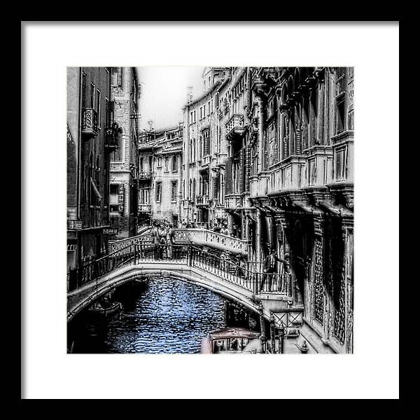 Vintage Venice Canal - Framed Print