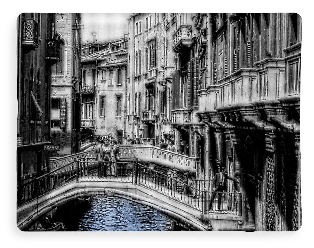 Vintage Venice Canal - Blanket