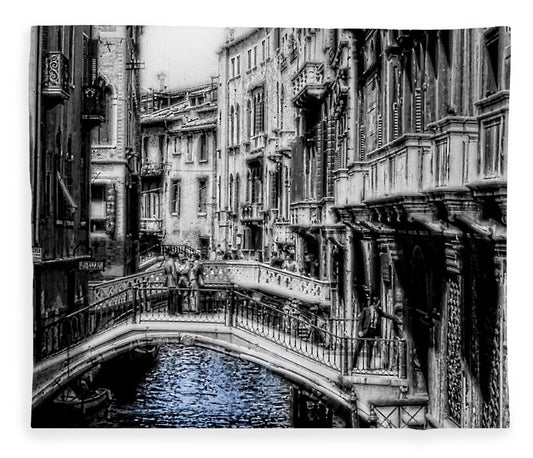 Vintage Venice Canal - Blanket