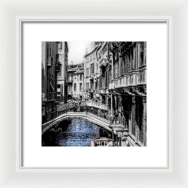 Vintage Venice Canal - Framed Print