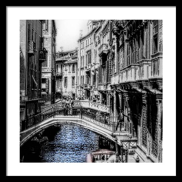 Vintage Venice Canal - Framed Print