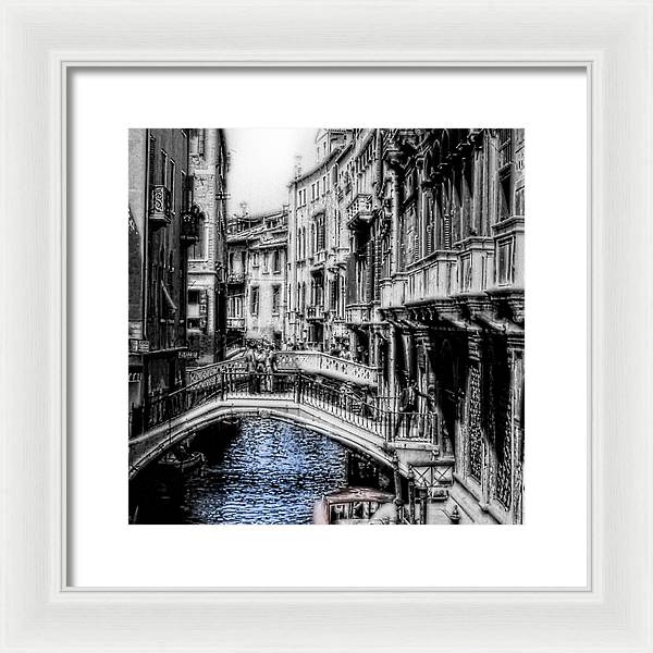 Vintage Venice Canal - Framed Print