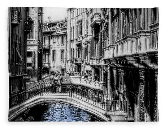 Vintage Venice Canal - Blanket