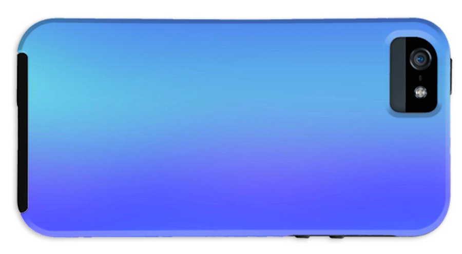 violet To Sky Blue Gradient - Phone Case