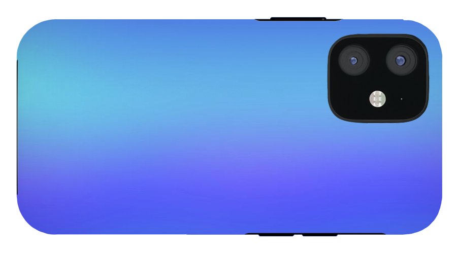 violet To Sky Blue Gradient - Phone Case