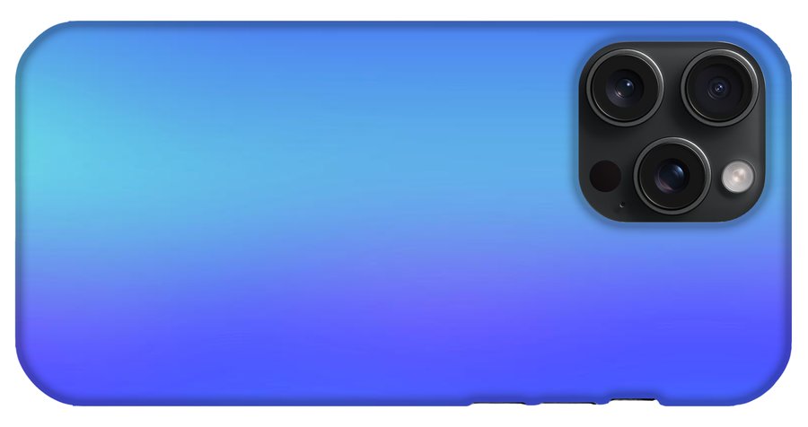 violet To Sky Blue Gradient - Phone Case