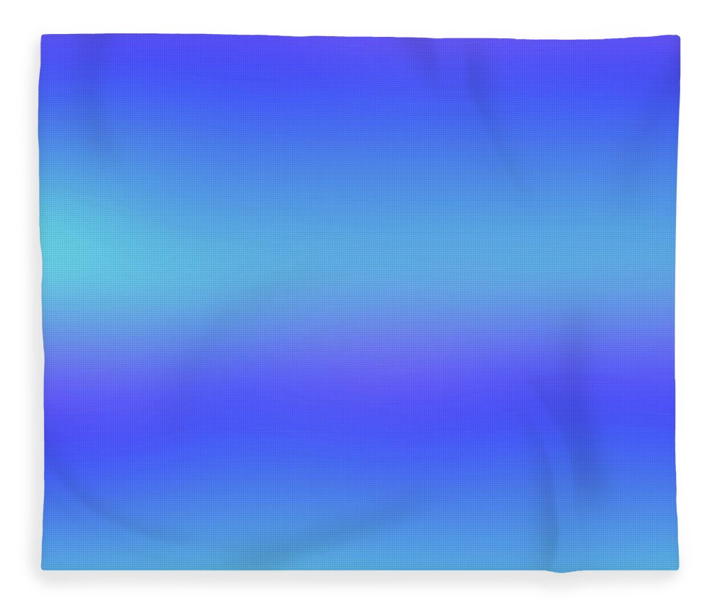 violet To Sky Blue Gradient - Blanket