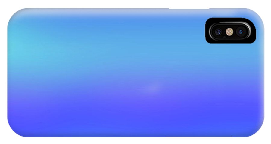 violet To Sky Blue Gradient - Phone Case