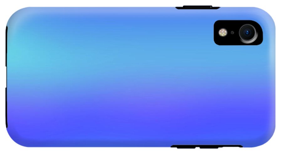 violet To Sky Blue Gradient - Phone Case