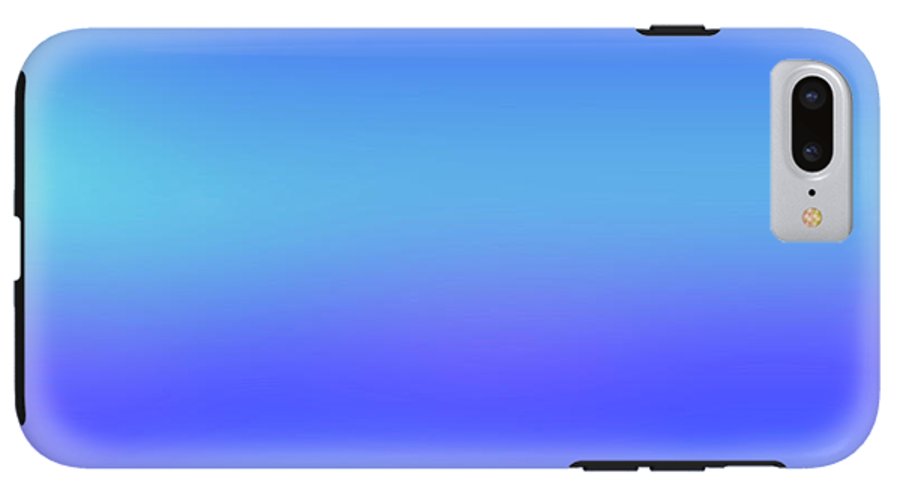 violet To Sky Blue Gradient - Phone Case