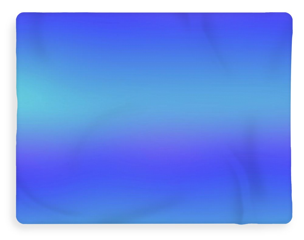 violet To Sky Blue Gradient - Blanket