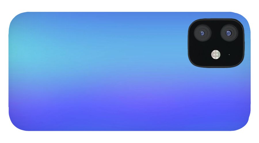 violet To Sky Blue Gradient - Phone Case
