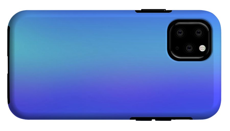 violet To Sky Blue Gradient - Phone Case