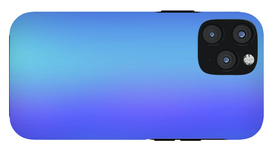 violet To Sky Blue Gradient - Phone Case