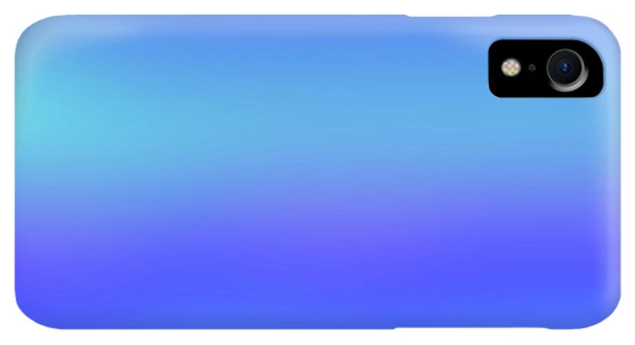 violet To Sky Blue Gradient - Phone Case
