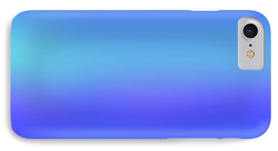 violet To Sky Blue Gradient - Phone Case