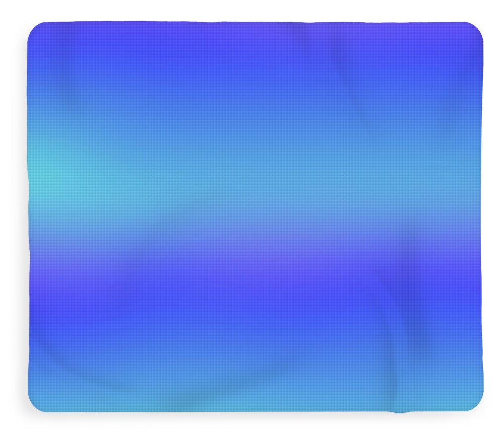 violet To Sky Blue Gradient - Blanket