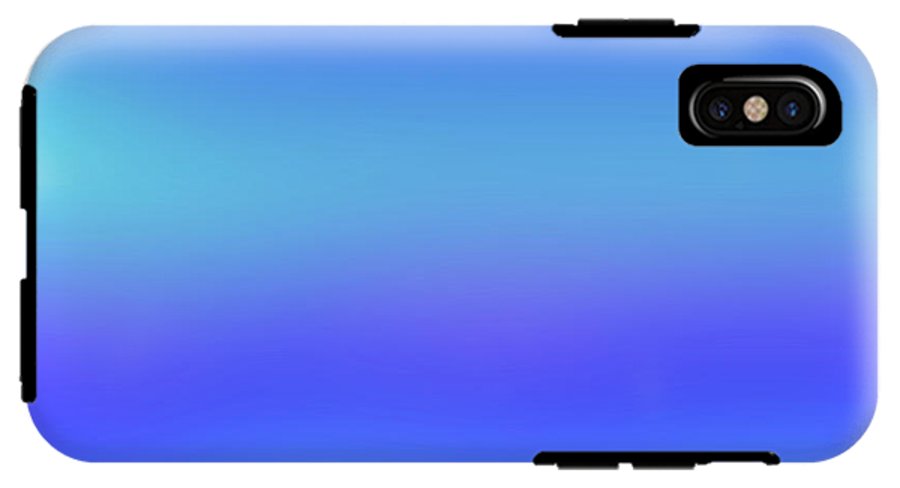 violet To Sky Blue Gradient - Phone Case