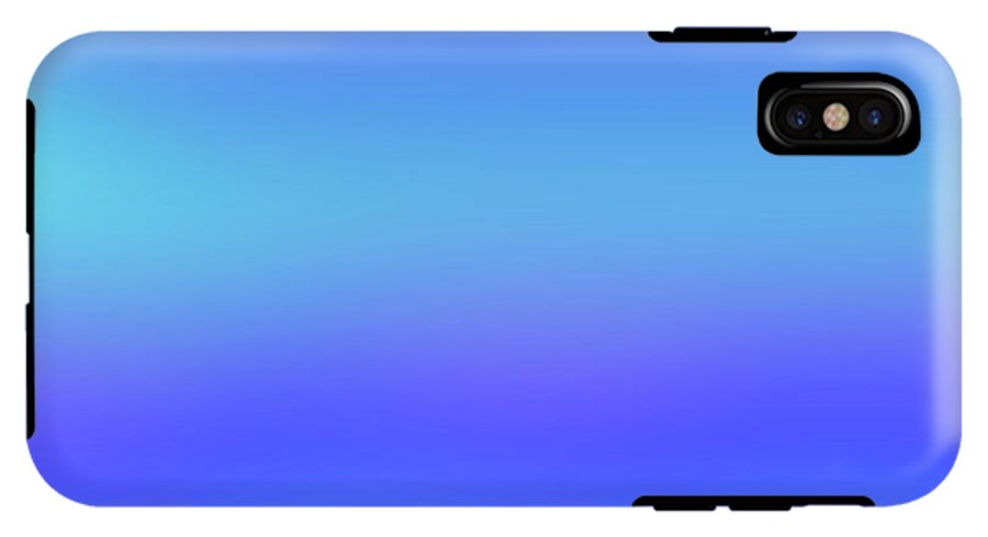 violet To Sky Blue Gradient - Phone Case