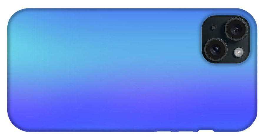 violet To Sky Blue Gradient - Phone Case