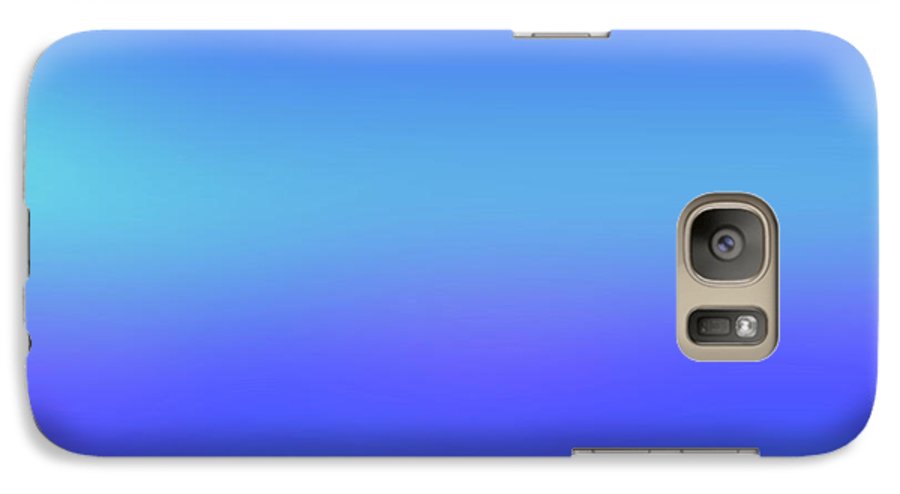 violet To Sky Blue Gradient - Phone Case