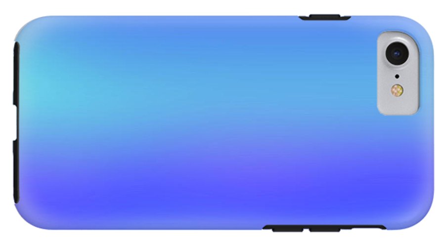 violet To Sky Blue Gradient - Phone Case