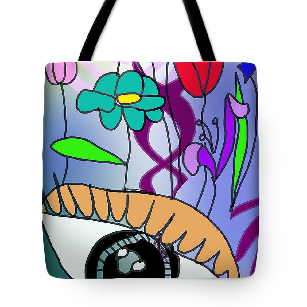 Watching The Flowers Grow - Tote Bag