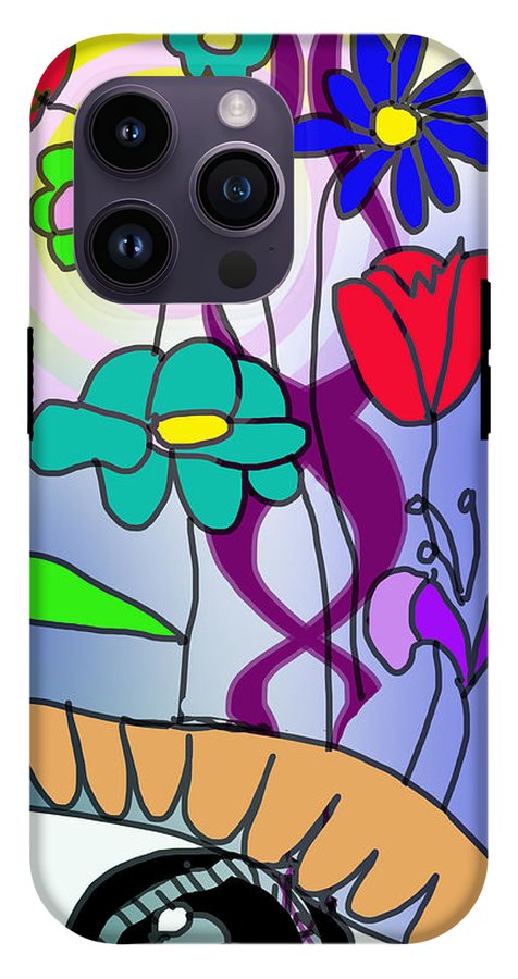 Watching The Flowers Grow - Phone Case
