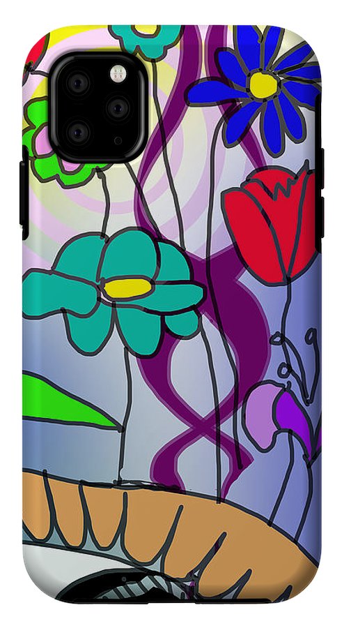 Watching The Flowers Grow - Phone Case