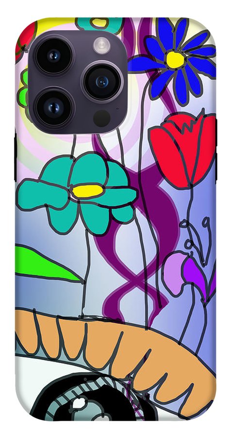 Watching The Flowers Grow - Phone Case