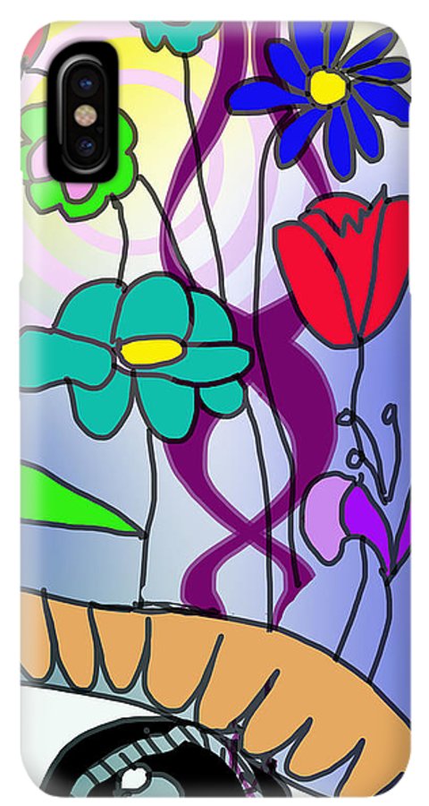 Watching The Flowers Grow - Phone Case
