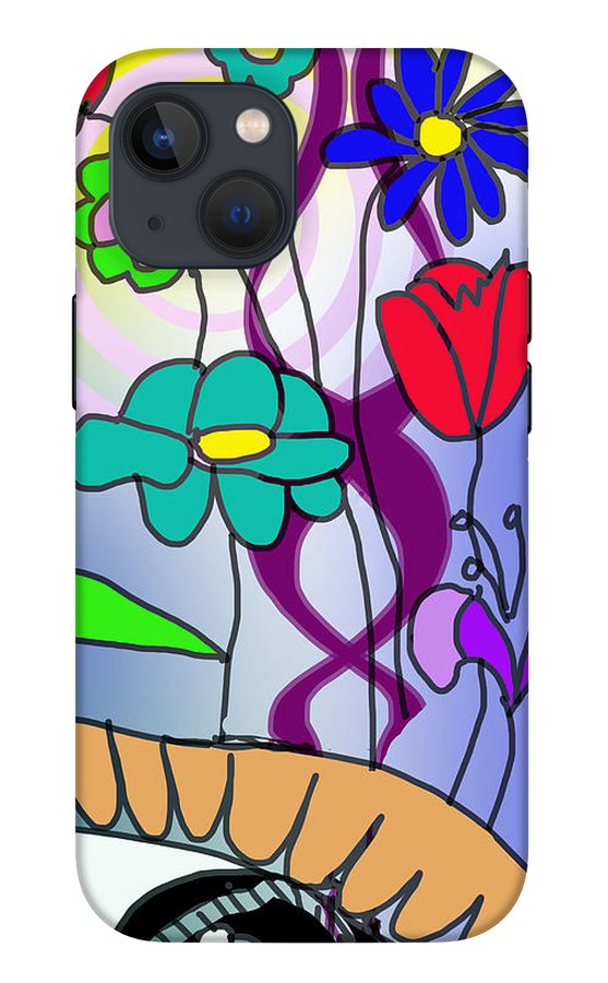 Watching The Flowers Grow - Phone Case