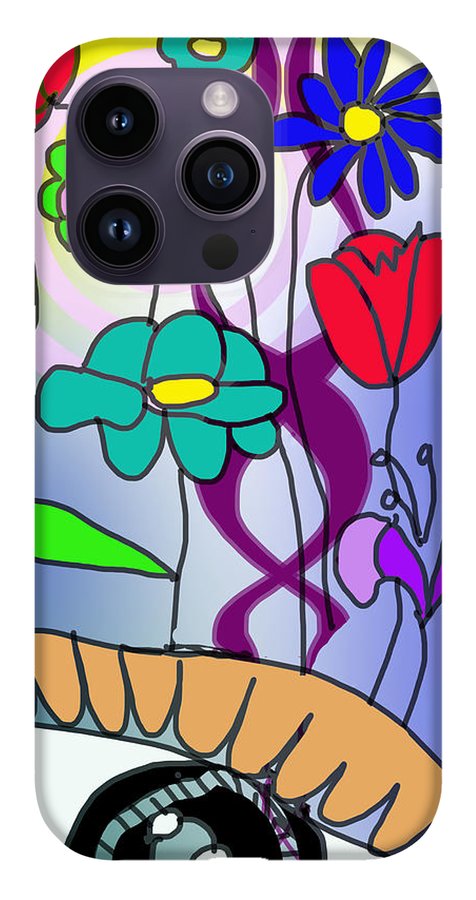 Watching The Flowers Grow - Phone Case