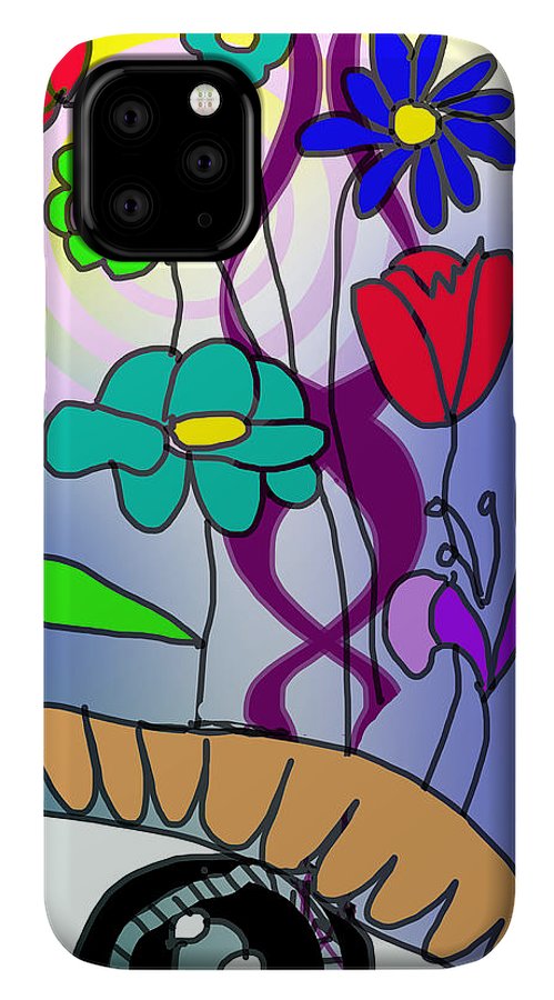 Watching The Flowers Grow - Phone Case