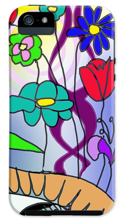 Watching The Flowers Grow - Phone Case