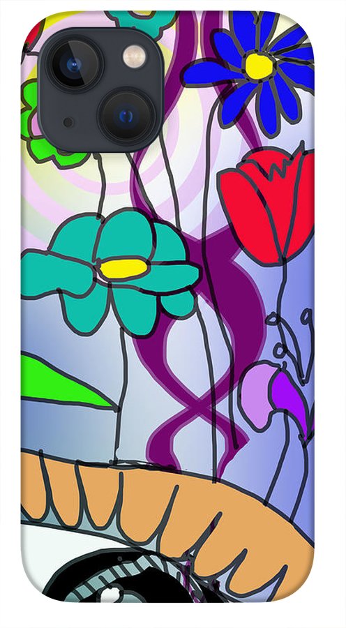 Watching The Flowers Grow - Phone Case