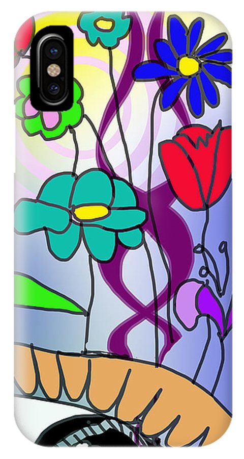 Watching The Flowers Grow - Phone Case