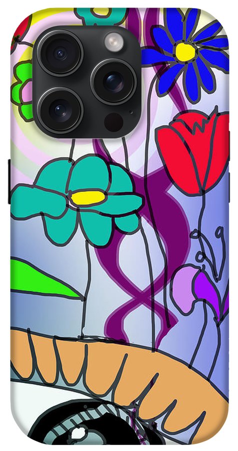 Watching The Flowers Grow - Phone Case