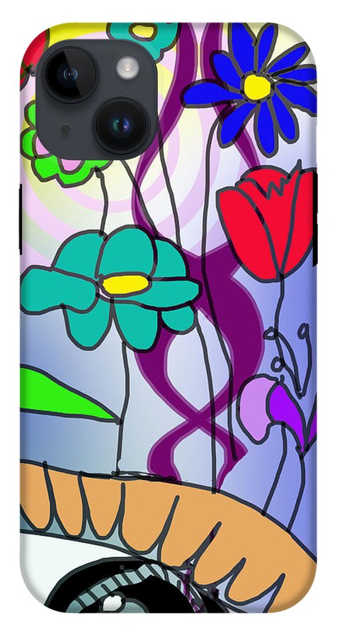 Watching The Flowers Grow - Phone Case