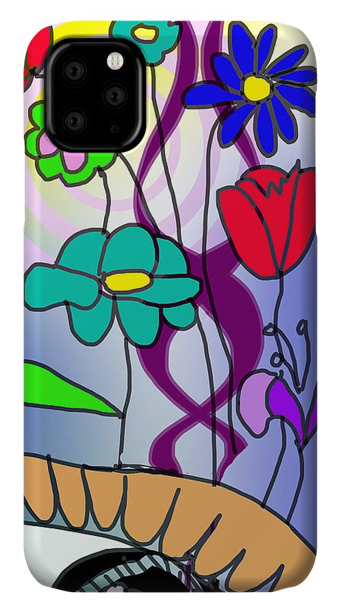 Watching The Flowers Grow - Phone Case