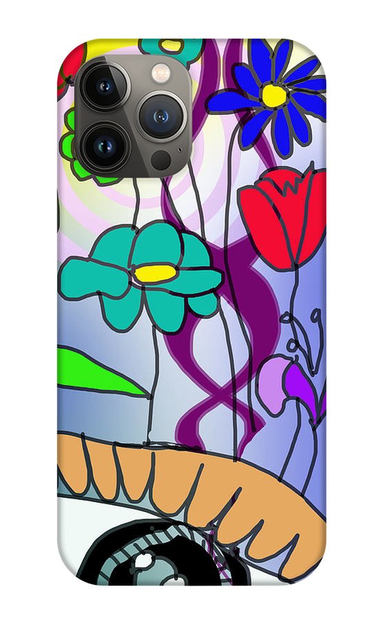 Watching The Flowers Grow - Phone Case