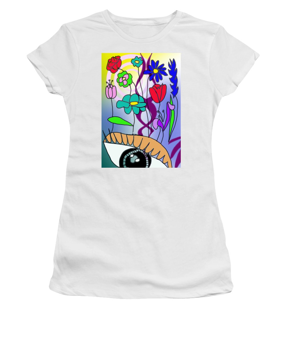 Watching The Flowers Grow - Women's T-Shirt