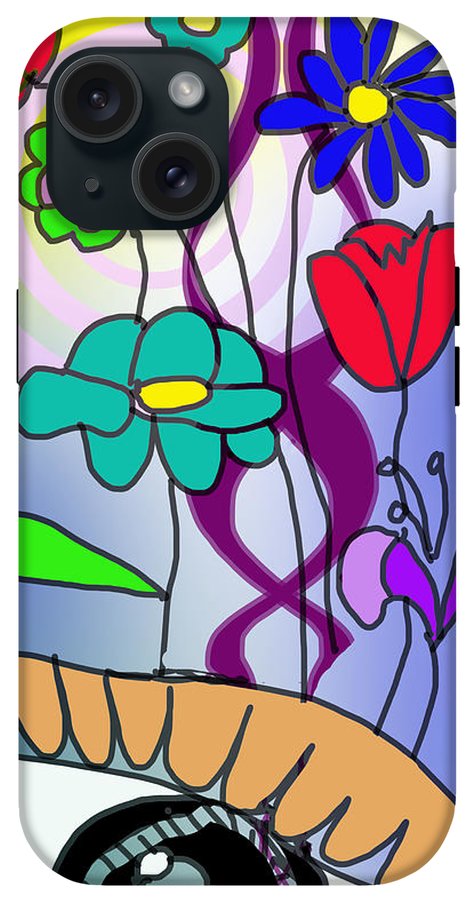 Watching The Flowers Grow - Phone Case