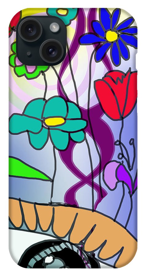Watching The Flowers Grow - Phone Case