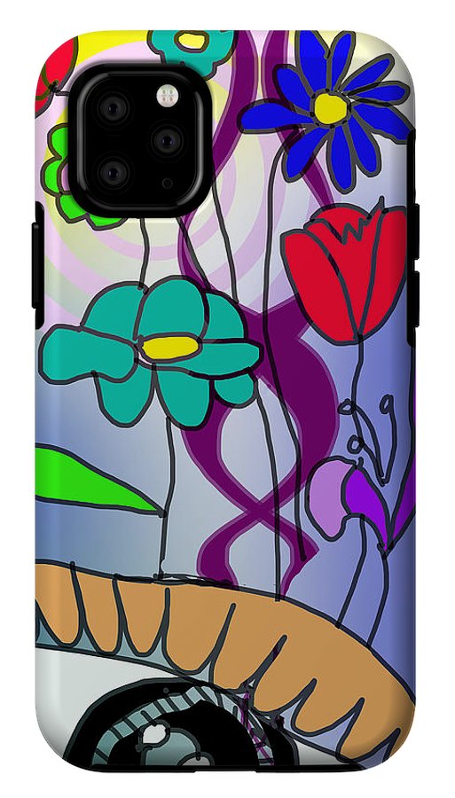 Watching The Flowers Grow - Phone Case