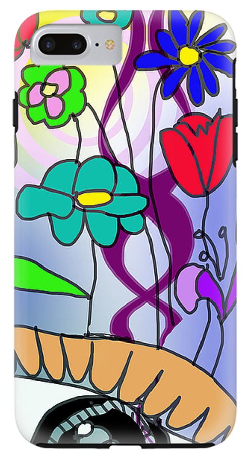 Watching The Flowers Grow - Phone Case