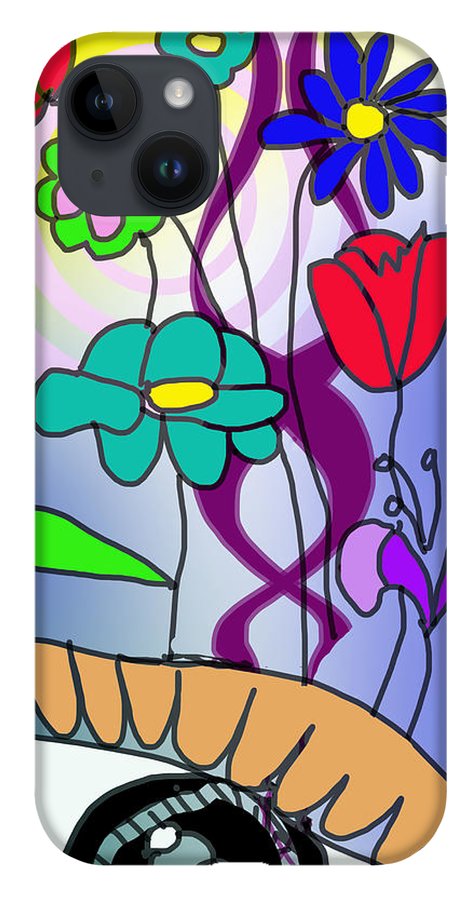 Watching The Flowers Grow - Phone Case