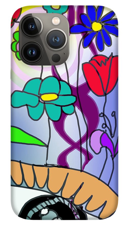 Watching The Flowers Grow - Phone Case