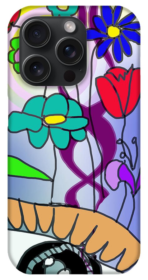 Watching The Flowers Grow - Phone Case