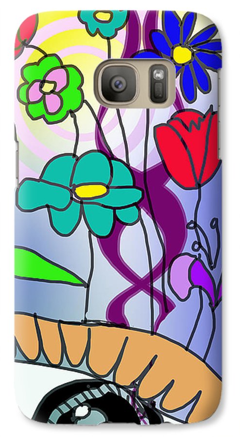 Watching The Flowers Grow - Phone Case